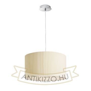 Kép LALO 40 függő lámpa krémfehér matt nikkel 230V LED E27 3x15W