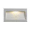 INTRO L   szálcsiszolt alumínium 350mA LED 3W  3000K