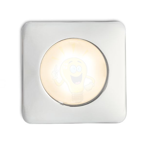 INEZ SQ   króm 12V= LED 3W IP44  3000K
