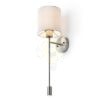 Kép VERSA fali lámpabúra fehér matt nikkel 230V LED E27 LED 15+3W 40°  3000K