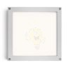 SCOTT mennyezeti lámpa ezüstszürke 230V LED 9.8W IP54 3000K