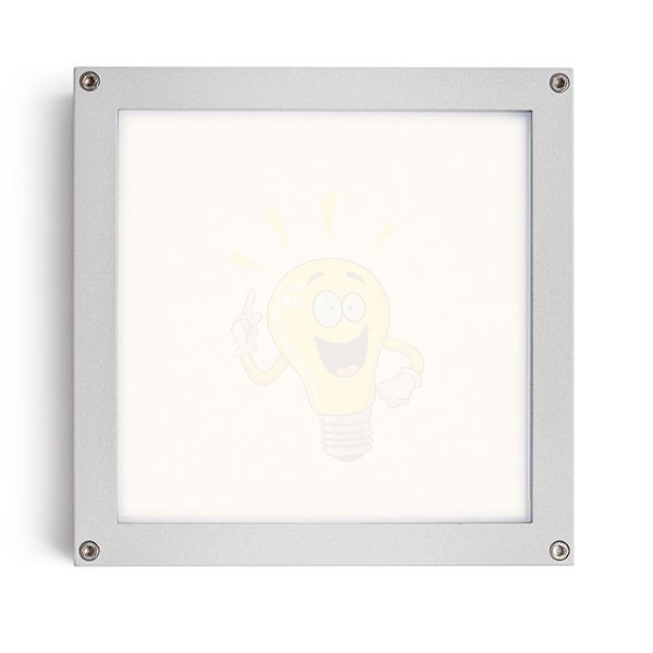 SCOTT mennyezeti lámpa ezüstszürke 230V LED 9.8W IP54 3000K