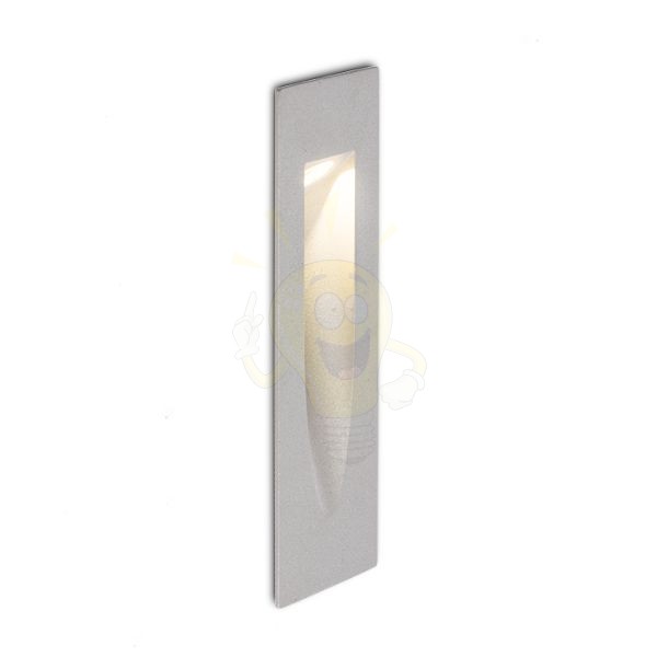 GAP süllyesztett lámpa ezüstszürke  230V LED 3W IP54  3000K