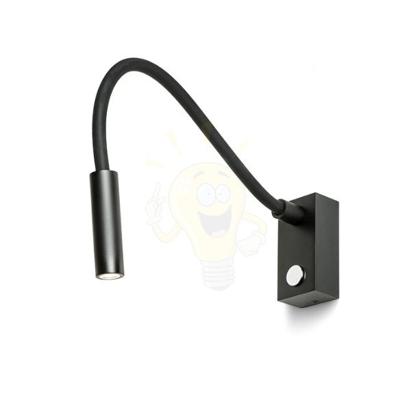 AIM liba nyakon fekete  230V LED 3W 45°  3000K