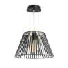 VESCO függö lámpa fekete 230V E27 42W