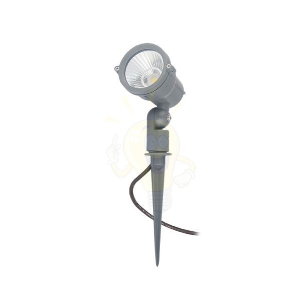 GARY LED leszúrható szürke  230V LED 10W 45° IP65  3000K