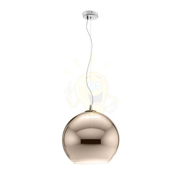 BEAU MONDE 25 függő lámpa  réz üveg 230V LED E27 15W