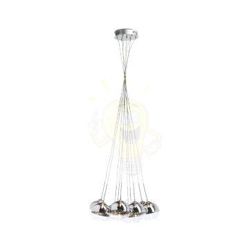 Kép ASTRAL függő lámpa krómozott üveg/tiszta üveg 230V/12V G4 10x20W
