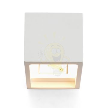 Kép JACK SQ fali lámpa  gipsz 230V LED G9 5W