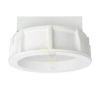 MIA R süllyesztett lámpa  gipsz/szatén akril 230V LED E27 2x11W