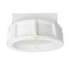 MIA R süllyesztett lámpa  gipsz/szatén akril 230V LED E27 2x11W