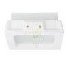 Kép MIA SQ süllyesztett lámpa  gipsz/szatén üveg 230V LED E27 2x11W