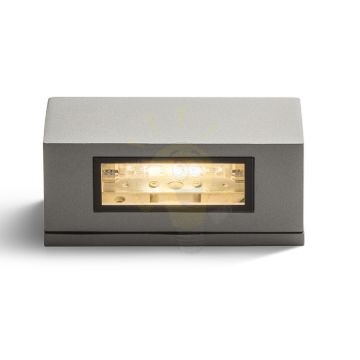 Kép WOOP fali lámpa ezüstszürke  230V R7s 78mm 12W IP54