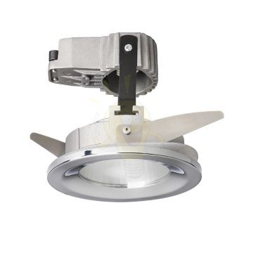 Kép VERO süllyesztett lámpa króm 230V GU10 50W IP44