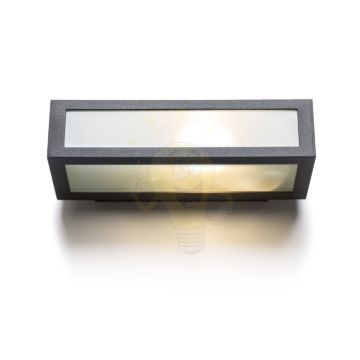 Kép GINO fali lámpa antracit  230V LED E27 11W IP44