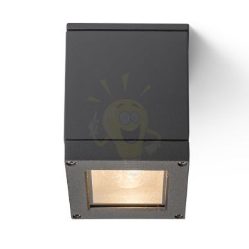 Kép QUADRA M mennyezeti lámpa antracit  230V LED E27 8W IP54
