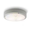 SONNY mennyezeti lámpa ezüstszürke  230V LED E27 2x15W IP54