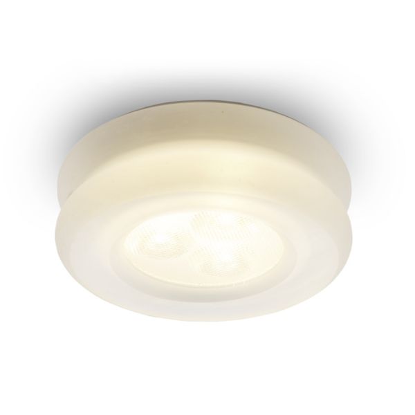 Kép OSONA S kör alakú süllyesztett lámpa  szatén akril 230V/350mA LED 3x1W  3000K