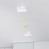 Kép DINO SQ G53 dönthető lámpa  gipsz 230V LED G53 15W