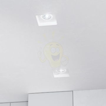 Kép DINO SQ G53 dönthető lámpa  gipsz 230V LED G53 15W