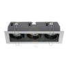 MONE III dönthető ezüstszürke  12V GU5,3 3x50W