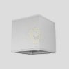 DIBI DUO fali lámpa  alumínium 230V GX53 2x7W