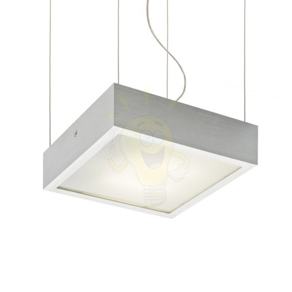 STRUCTURAL 20x20 függö lámpa szálcsiszolt alumínium 230V G24-q2 2x18W