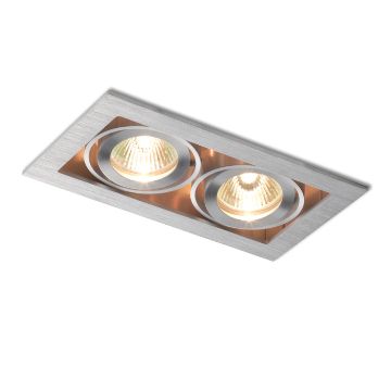 Kép FIZZ II dönthető lámpa alumínium 12V GU5,3 2x50W