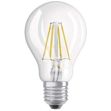 Kép OSRAM Retrofit Classic A DIMM izzó  világos 230V E27 LED EQ40  2700K