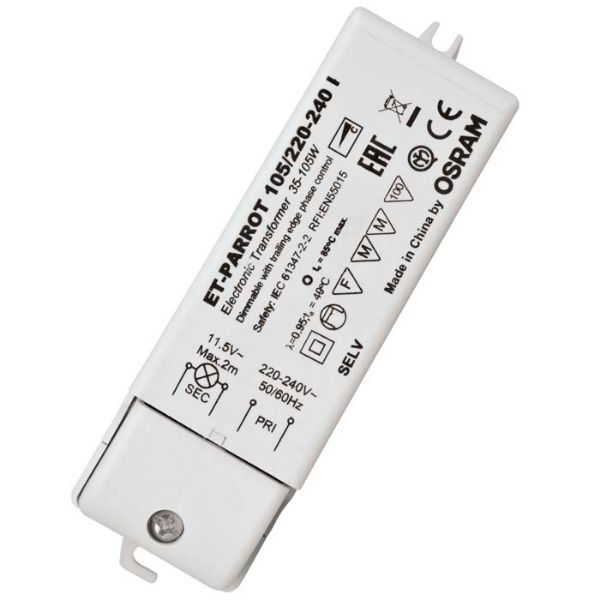 Kép TRAFO 35-105W 12V AC DIMM   12V 105W