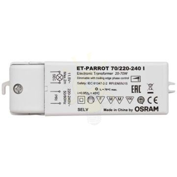 Kép TRAFO 20-70W 12V AC DIMM   12V 70W