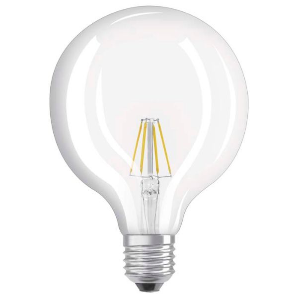 Kép OSRAM Retrofit Globe 125   világos 230V E27 LED EQ60  2700K