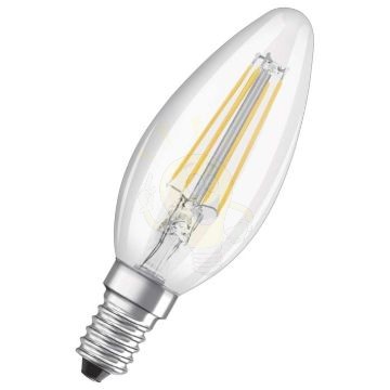 Kép OSRAM Retrofit gyertya alakú világos 230V E14 LED EQ40 2700K