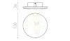 Kép ATLANTA 13 felületre szerelhető fehér 230V LED 6W IP54 3000K