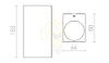 KUBI II antracitszürke 230V LED 2x3W 56° IP54 3000K