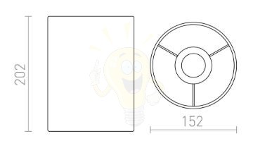Kép RON 15/20 lámpabúra  Monaco galamb szürke/ezüst PVC  max. 28W
