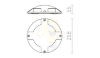 TOPTOP IV talaj antracitszürke  230V LED 4x1W IP67  3000K