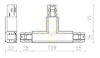 Kép EUTRAC T jobb kapocs fehér  230V 
