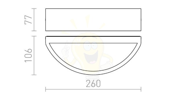LESA fali lámpa fekete  230V LED E27 15W IP54