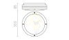 SONYA 30  fekete  230V LED E27 2x11W IP54