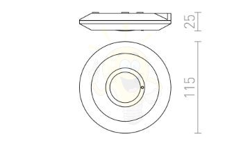 Kép SENSOR mennyezeti lámpa 230V max. 2000W 360°