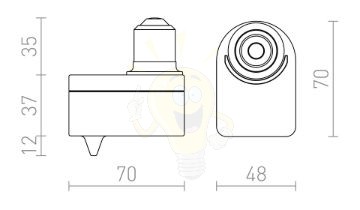 Kép SENSOR E27    230V E27 60W 360°