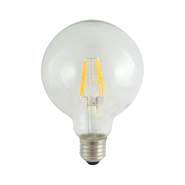 LED filament dekor izzó - G95 - 6 watt E27 720LM