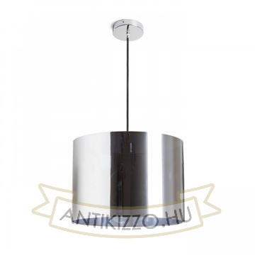 FANCY függeszték, 35 cm átmérő, króm, E27