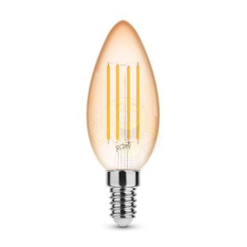 Modee Lighting LED Filament Amber Candle C35 4W E14 320° 1800K (360 lumen)