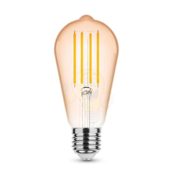 Modee Lighting LED Filament Amber ST58 4W E27 320° 1800K (360 lumen)