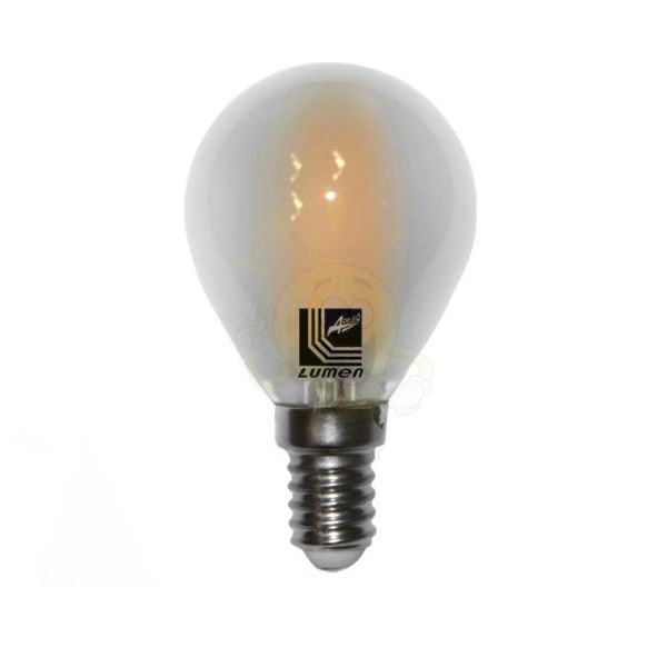 LED Filament Opál Mini G45 6W E14 Szabályozható Meleg fehér