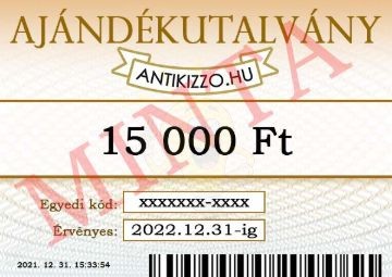 Antikizzo.hu ajándékutalvány 15 000 Ft