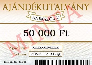 Antikizzo.hu ajándékutalvány 50 000 Ft