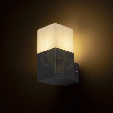 CLYDE FALI Kültéri fali lámpa opál burkolattal, E27-es foglalattal 